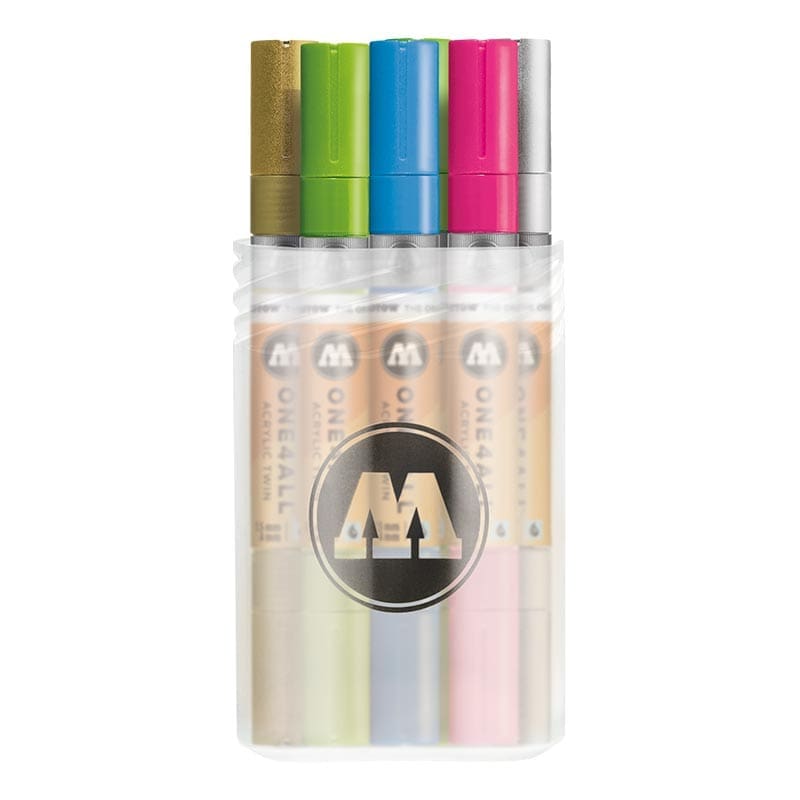 Molotow One4All Acrylic Twin Marker 224 Screw Box Set 2 (12 Markers)