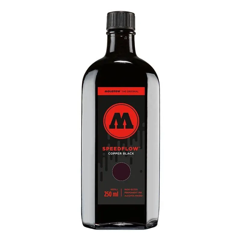 Molotow Speedflow Cocktail Copper Black Ink Refill 250ml